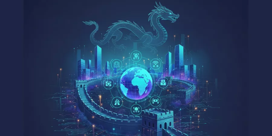 China AI race open source models