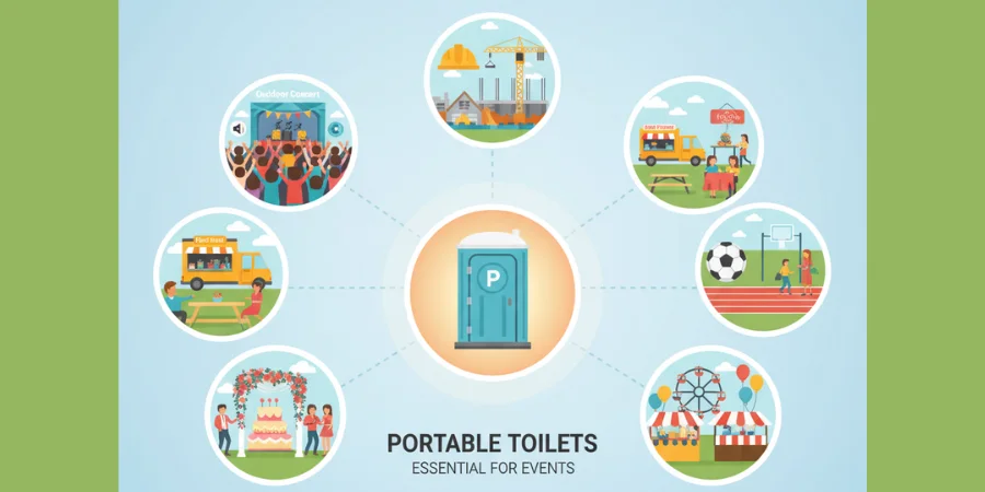 6 Events That Can’t Run Smoothly Without Portable Toilets