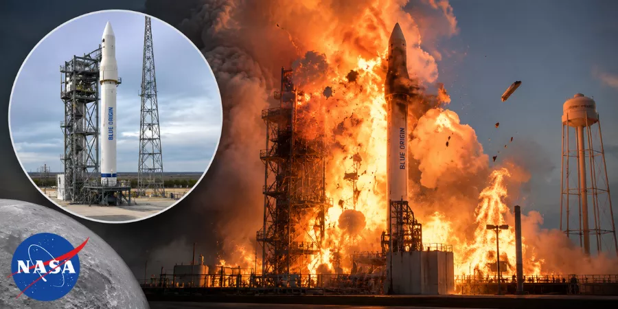 Blue Origin New Glenn Explosion
